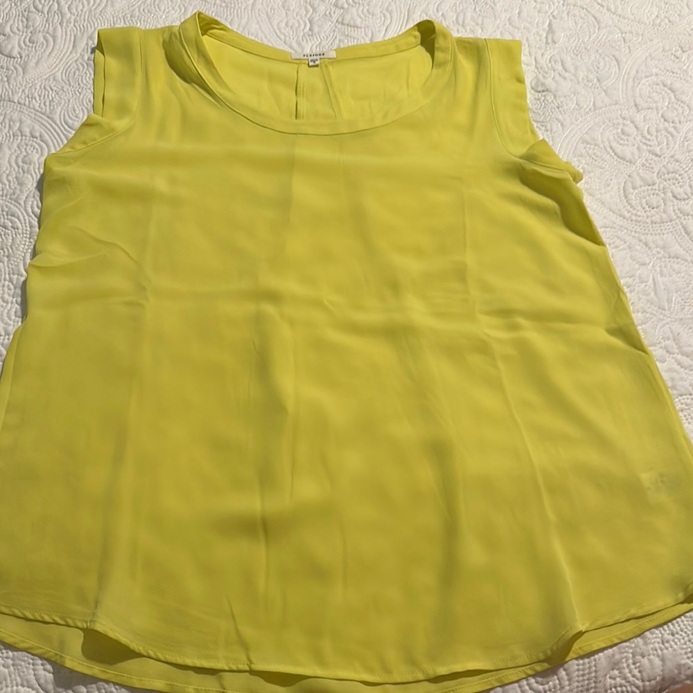 Yellow Sleeveless Women's Top